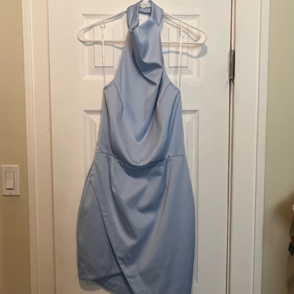Elliatt Camo Dress, Baby Blue, Size Small - Picture 4 of 6